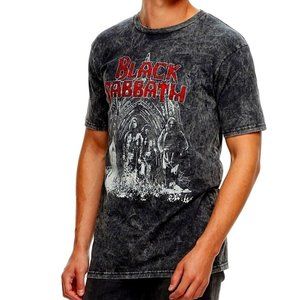 Black Sabbath Symptom Of The Universe rock Mineral Wash T-Shirt M NWT